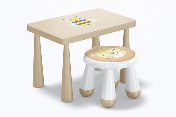 Colorful, sturdy, ergonomic furniture for young learners.